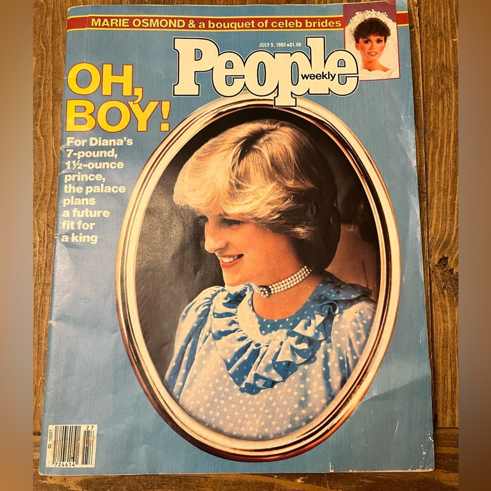 VTG People’s Magazine Princess Diana July 5, 1982 Issue
